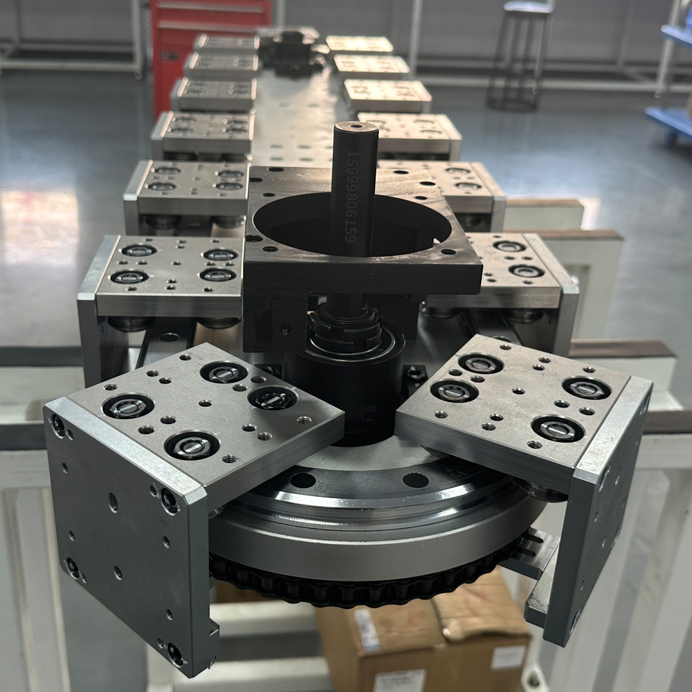 15个工位,0个重复定位工位-非标定制水平安装环形导轨输送线 - 图片 3