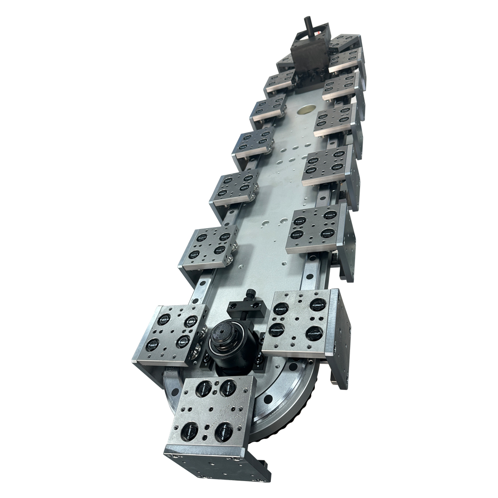 非标定制水平安装环形导轨输送线 -15个工位,0个重复定位工位